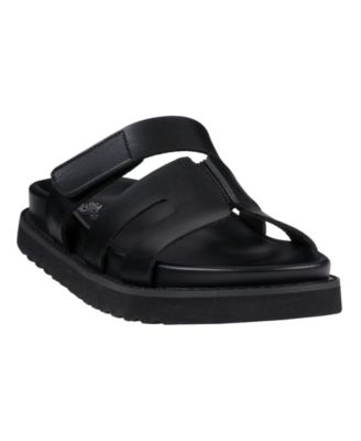 GC Shoes Женские босоножки-слипоны на стельке из эмери черного цвета