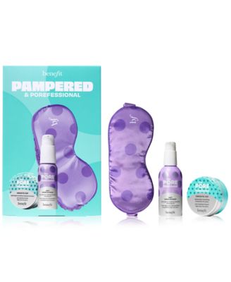 Профессиональный увлажняющий крем и очищающее масло Benefit Cosmetics Pampered & POREfessional Duo без цвета
