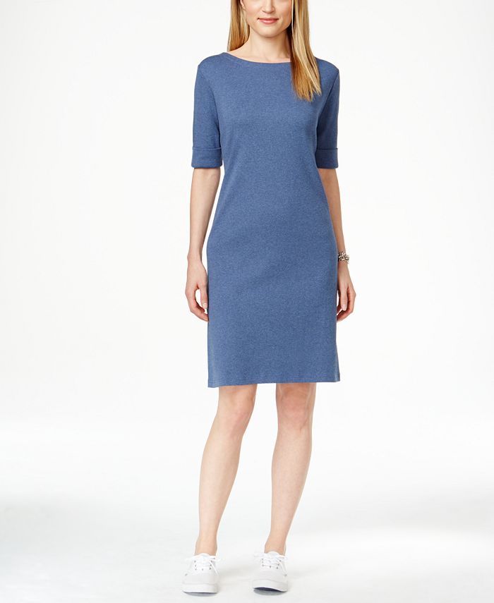 Karen Scott T-Shirt Dress, Created for Macy's & Reviews - Dresses ...