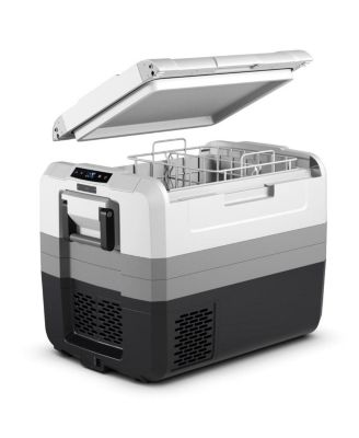 Портативный Электрический Автомобильный охладитель для кемпинга емкостью 58 литров