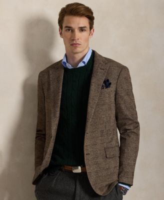 Мужское спортивное пальто Polo Ralph Lauren в клетку Polo Soft Modern Glen