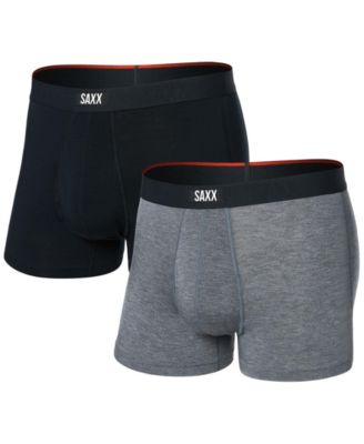 Мужские трусы-боксеры SAXX, 2 шт. Мужские трусы-боксеры свободного кроя, серые