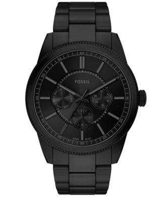 Мужские многофункциональные часы Pearson Fossil, черные, из нержавеющей стали, 42 мм