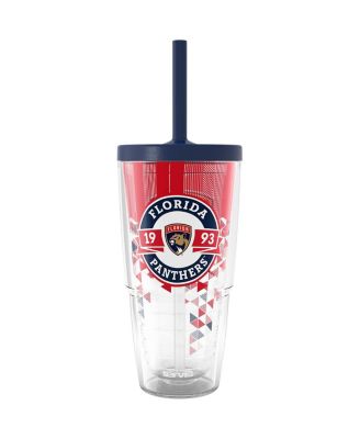 Стакан Tervis Florida Panthers, 24 унции. Классический стакан Shatter с соломенной крышкой