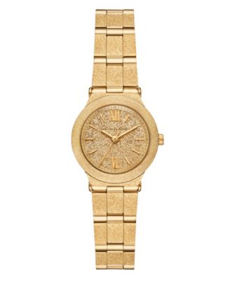 Женские золотые часы Michael Kors Billie с тремя стрелками из нержавеющей стали, 26 мм