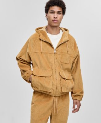 Мужская вельветовая куртка с капюшоном свободного кроя Mode of One, эксклюзивная модель Macy's