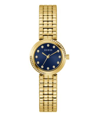 Женские аналоговые часы GUESS золотого цвета, 28 мм