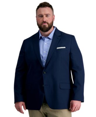 Мужской классический блейзер серии Big & Tall Active от Haggar синего цвета