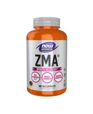NOW Foods ZMA,800 мг, 180 капсул, коричнево-бежевый