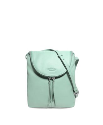 Большая молния American Leather Co. Hampton через плечо синего цвета