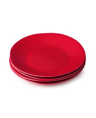 Сертифицированные международные рождественские тарелки Berry Red, набор из 4 штук