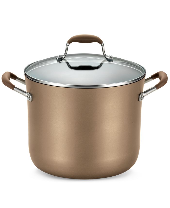 Anolon Advanced Bronze Hard Anodized Nonstick 10Qt. Stockpot with Lid
