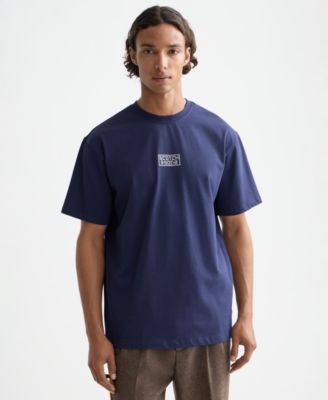 Мужская футболка SCOTCH & SODA свободного кроя с рисунком вышивки крестом SCOTCH & SODA