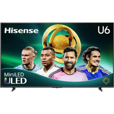Мини-телевизор Hisense 65" серии U6 с разрешением QLED 4K UHD Smart Fire TV черный