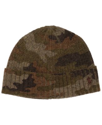 Мужская камуфляжная шапочка Polo Ralph Lauren с принтом