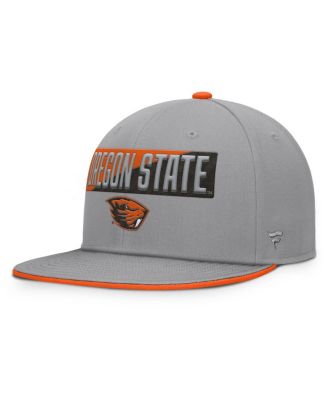 Мужская серая кепка Fanatics State Beavers Duo Snapback серого цвета