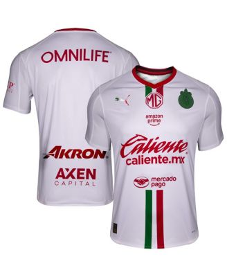 Мужская белая майка Puma Chivas 2025/26, реплика на выезде.