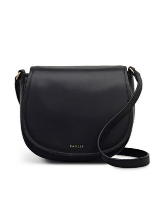 Сумка через плечо с клапаном Radley London Liverpool Gardens среднего размера, черная