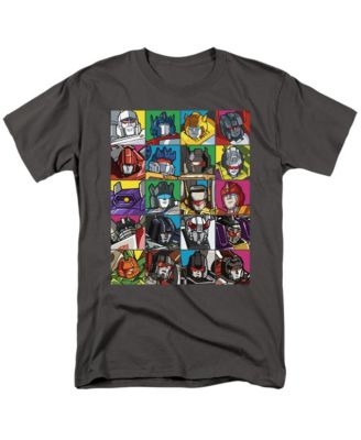 Мужская футболка Logovision Transformers с персонажами-трансформерами серого цвета