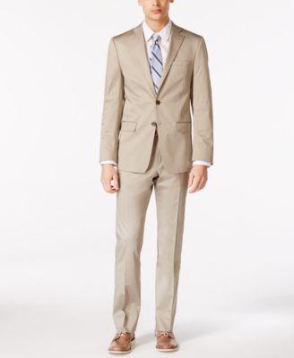 macy's calvin klein x fit suit