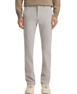 Мужские облегающие брюки из эластичной ткани с рисунком от BOSS by Hugo Boss