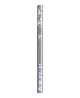 Профессиональный макияж NYX Bridgerton Royal Epic Ink Glitz Подводка для глаз серебристого цвета