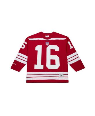 Мужская хоккейная майка Joe Montana Scarlet San Francisco 49ers от Mitchell & Ness, выполненная в модном стиле