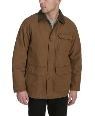 Мужская куртка-сарай из хлопчатобумажной ткани Levi's с вельветовым воротником