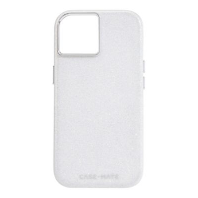 Чехол-накладка Silicone Shimmer MagSafe Case для Apple iPhone 15 / iPhone 14 / iPhone 13 без цвета