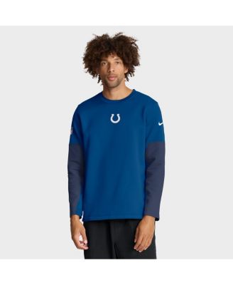 Мужская футболка с длинным рукавом Nike Royal Indianapolis Colts Sideline Coach Therma-FIT