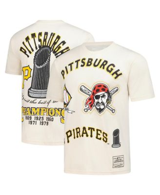 Мужская кремовая футболка Mitchell & Ness Pittsburgh Pirates Legacy Defined