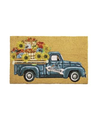 Уличный коврик из кокосовой койры VCNY Home Sunflower Truck, 18