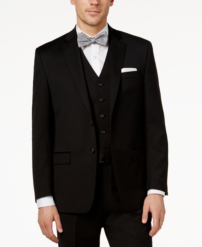 Lauren Ralph Lauren Classic-Fit Black Wool Vested Suit & Reviews ...