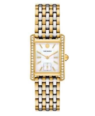 Женские часы Tory Burch The Eleanor Quartz с тремя ручками из нержавеющей стали, 27 мм