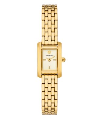 Женские часы-браслет Tory Burch The Eleanor с двойным ремешком из нержавеющей стали золотистого цвета, 20 мм