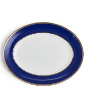 Овальное блюдо Wedgwood Renaissance Gold диаметром 13,75 дюйма