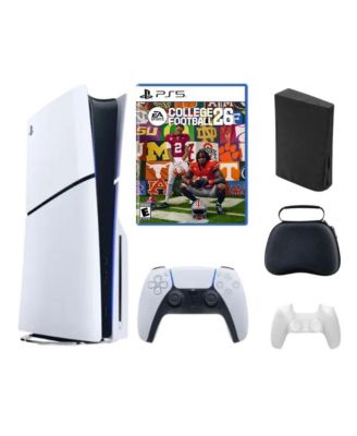 Sony - Комплект тонких дисков PlayStation 5 с игрой College Football 26 и аксессуарами без цвета
