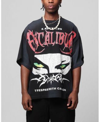 Мужская фланелевая футболка Loiter с выцветшим принтом