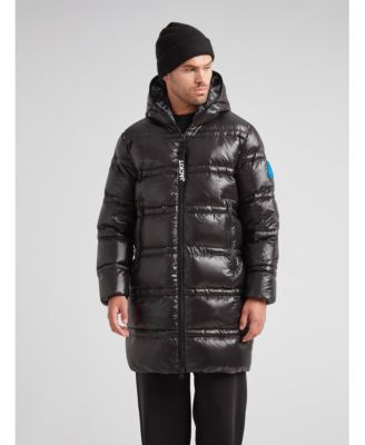 JACK1T Мужское длинное пуховое пальто R4D Tramline с капюшоном