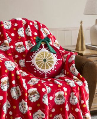 РАСПРОДАЖА! Праздничная декоративная подушка в форме фирменного орнамента, 12 x 13 дюймов