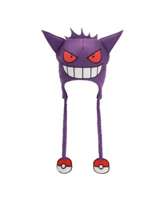 Мужская вязаная шапка Pokemon's Gengar фиолетового цвета по-лапландски