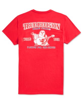True Religion Men's Double Puff Logo 