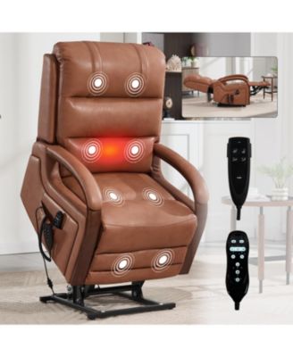 Кресло-качалка Streamdale Furniture Power Leatheraire с подогревом и массажем