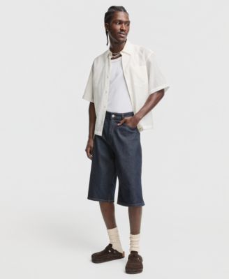 Мужские джинсовые шорты Mode of One свободного кроя с высокой посадкой, эксклюзивный синий цвет Macy's