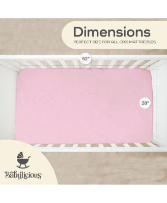 Детские муслиновые простыни для кроватки Babylicious, 2 упаковки – 52 " x28 " Хлопчатобумажные простыни для детской кроватки и кроватки для малышей