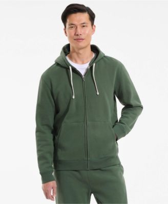 Мужская толстовка Serious Sweats с длинным рукавом и полной застежкой-молнией от Lands' End