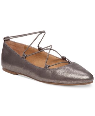 lucky brand aviee lace up flats