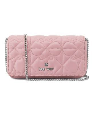 Мини-клатч для телефона на цепочке Nine West Kiersten, сумка через плечо розового цвета