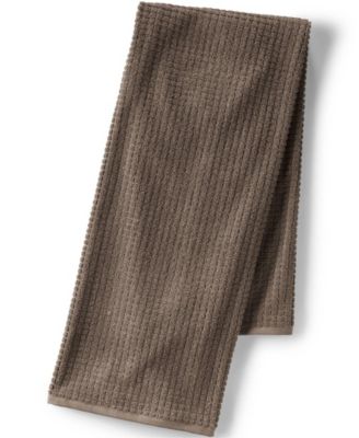 Хлопчатобумажное вафельное банное полотенце Lands' End