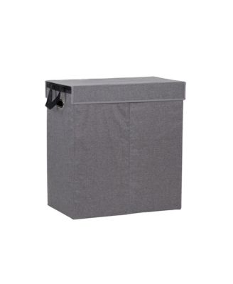 Складной сортировщик белья для предметов первой необходимости с крышкой